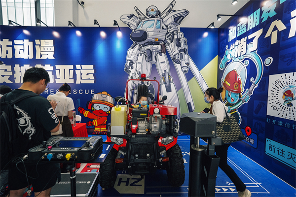 浙江消防卡通展位閃耀第十九屆中國國際動漫節，安全知識“破圈”新嘗試